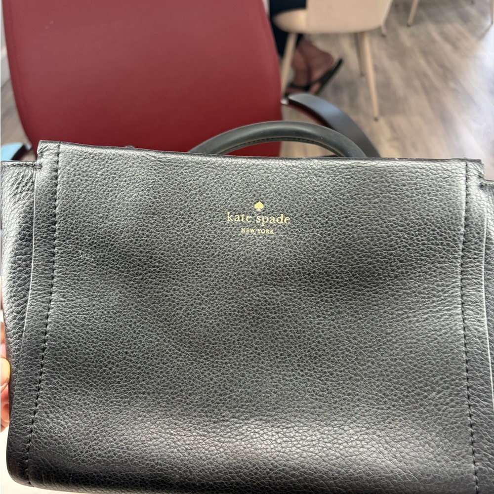 Kate Spade Black Leather Satchel